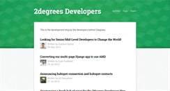 Desktop Screenshot of dev.2degreesnetwork.com
