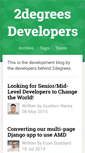 Mobile Screenshot of dev.2degreesnetwork.com